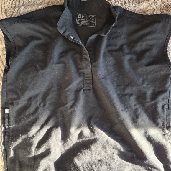 Figs Black Scrub Top - Picture 1 of 2